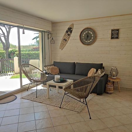Les Capitelles 5 - Acces Direct A La Plage Depuis Le Jardin - T2 Avec Cabine - 6 Pers - Jardin - Piscine - Parking Saint-Cyprien  Bagian luar foto